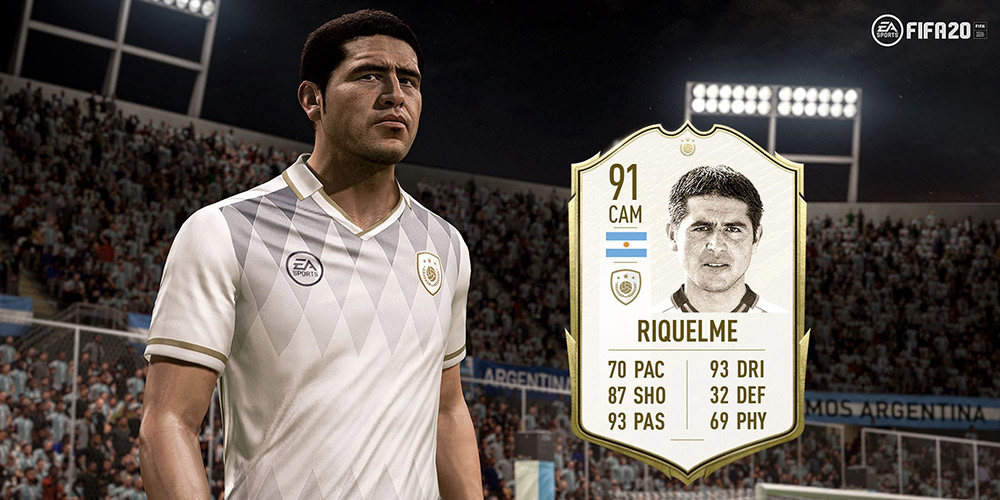 Juan Román Riquelme, nuevo ícono de FIFA 20