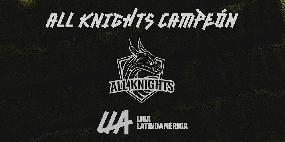 All Knights obtiene su primer título de la Liga Latinoamérica