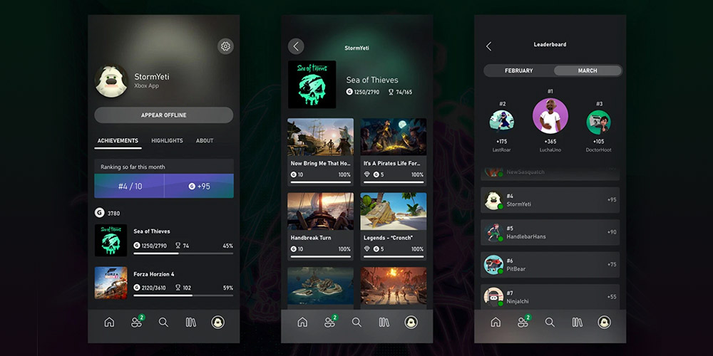 Xbox se actualiza con tableros de clasificación y nuevas funciones Game Pass