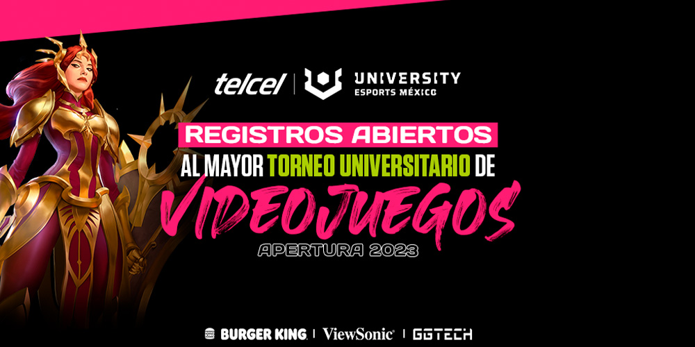 Comienza el registro- Telcel UNIVERSITY Esports México