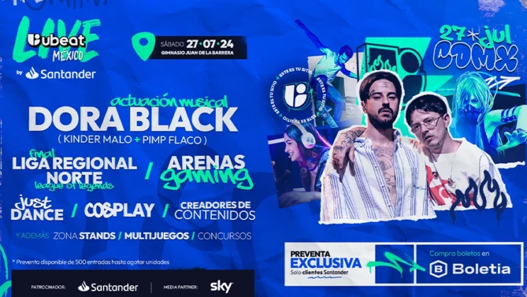 ¡El Regreso de ubeat LIVE México con Dora Black!