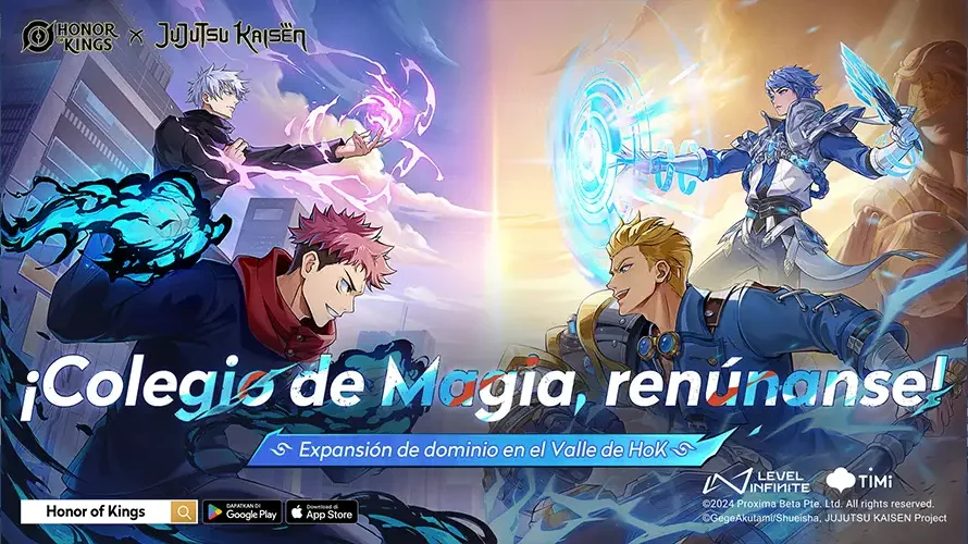 Explora Jujutsu Kaisen en Honor of Kings