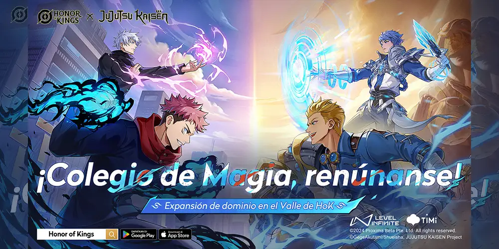 Explora Jujutsu Kaisen en Honor of Kings