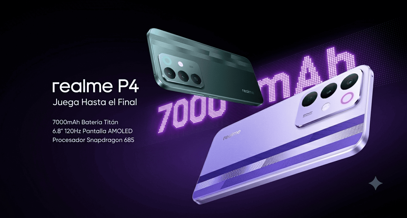 realme lanza Serie P4 con IA para gaming