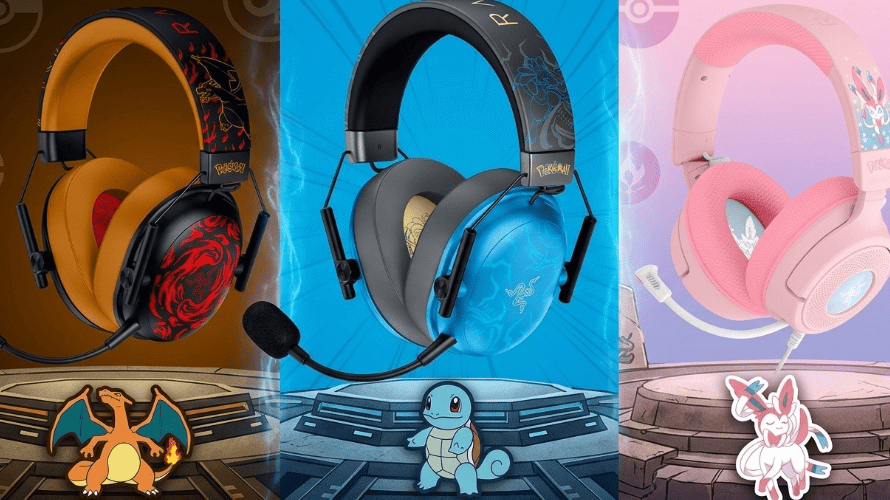 Charizard, Lucario y Sylveon llegan a los headsets de Razer