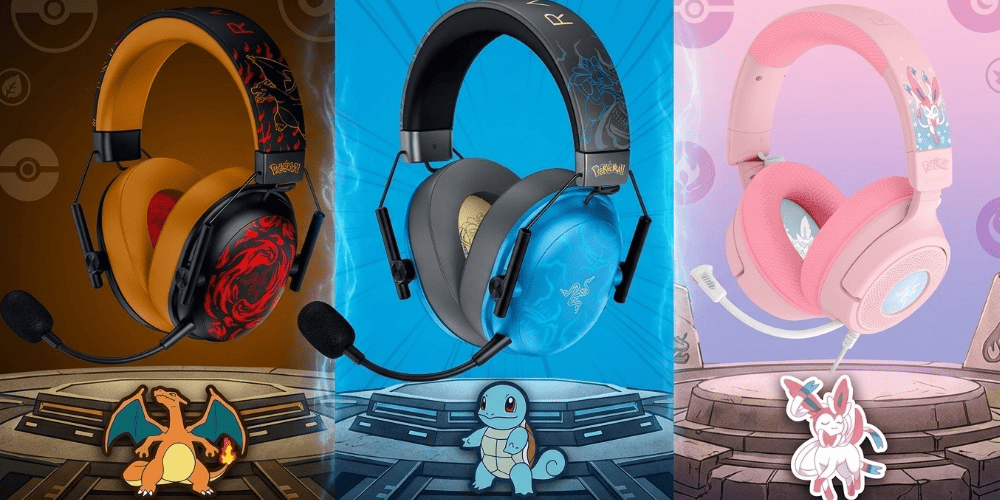 Charizard, Lucario y Sylveon llegan a los headsets de Razer