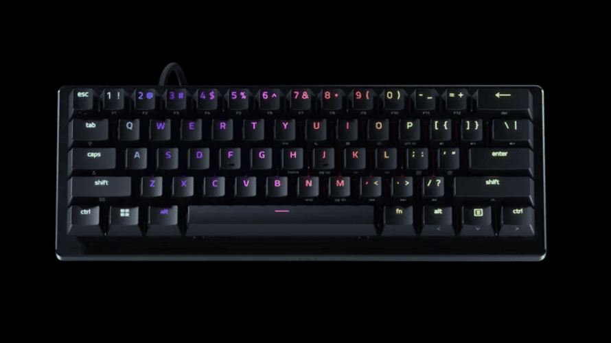El Razer Huntsman V3 Pro Mini 8KHz llega con HyperPolling real de 8000 Hz y latencia de 0.48 ms en formato 60 %.